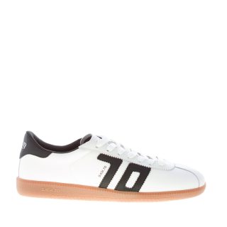 BACK 70 uomo sneaker Shelly in pelle BIANCO e NERO