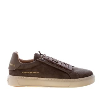 ALEXANDER SMITH uomo sneaker Soho in suede slavato TESTA DI MORO