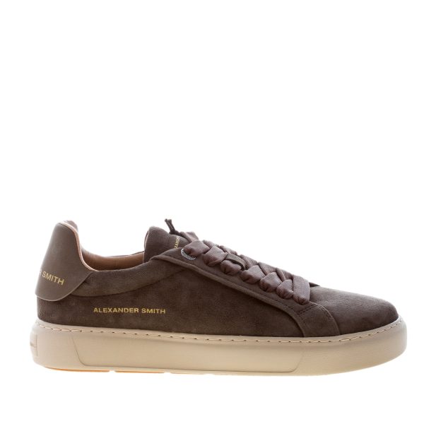ALEXANDER SMITH uomo sneaker Soho in suede slavato TESTA DI MORO