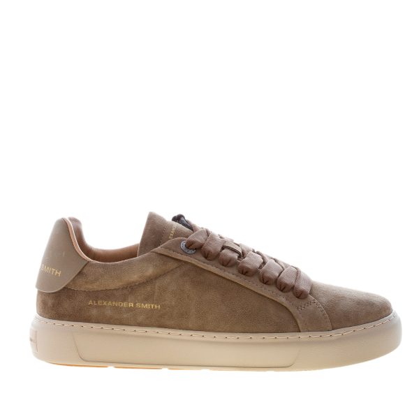 ALEXANDER SMITH uomo sneaker Soho in suede slavato TAUPE