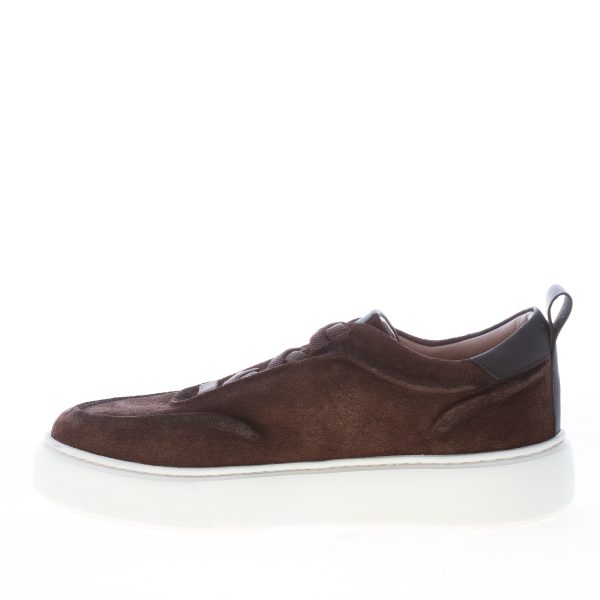 ALEXANDER SMITH uomo sneaker slip on York in suede slavato TESTA DI MORO - immagine 4